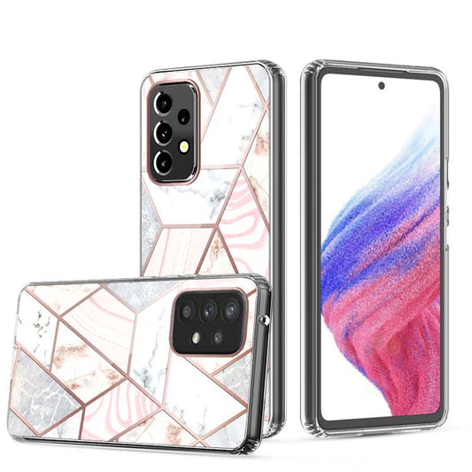 Clear Graphic Case (ZIGZAG MARBLE) for Samsung A53