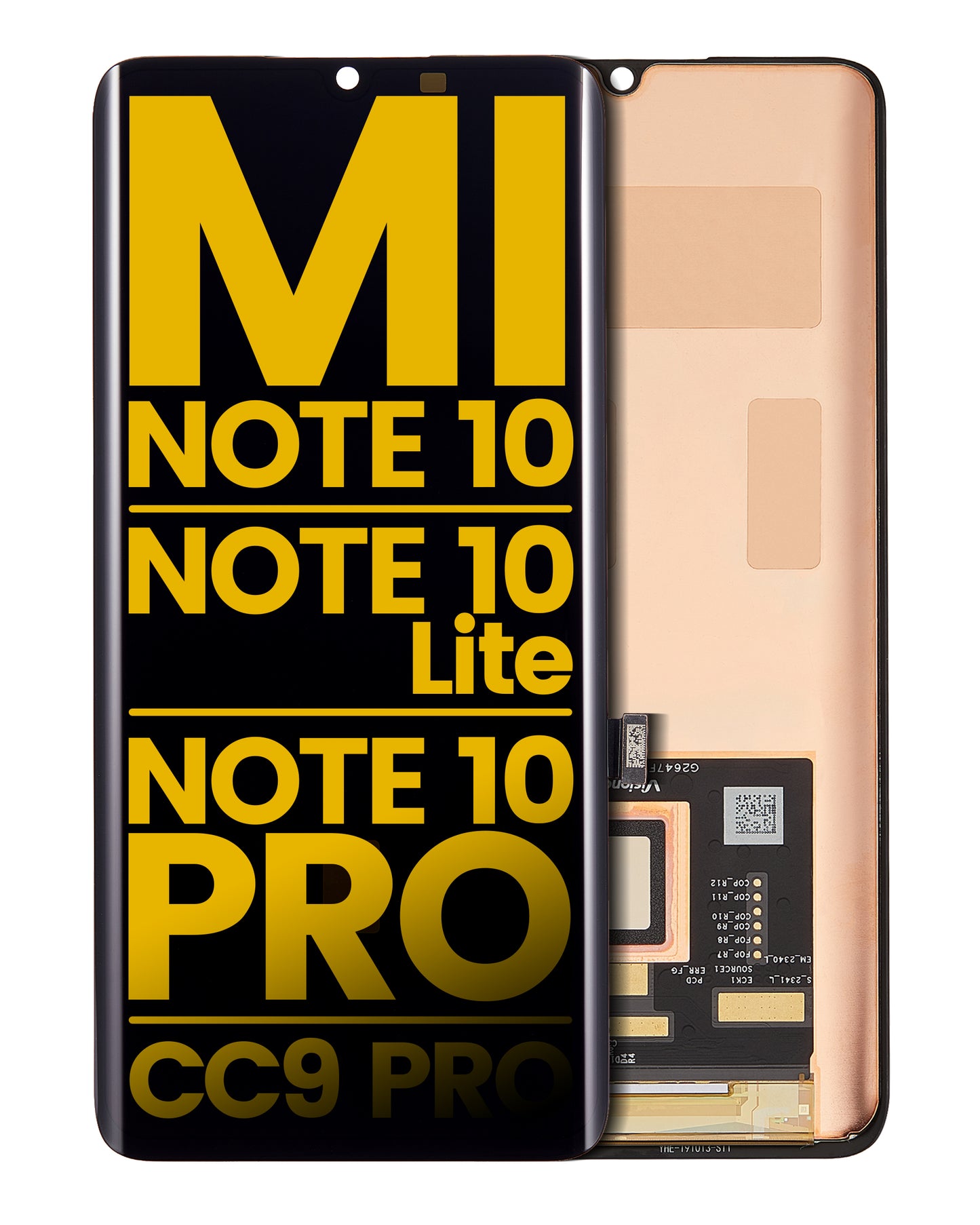 OLED Assembly Without Frame For Xiaomi Mi Note 10 / Note 10 Lite / Note 10 Pro / CC9 Pro (Refurbished) (All Colors) - replacement part product image SKU 107082074902 - image 1