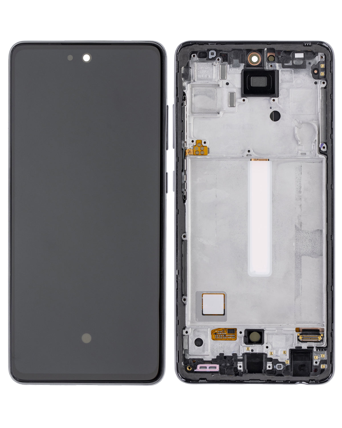 OLED Assembly With Frame For Samsung Galaxy A52 4G (A525 / 2021) / A52 5G (A526 / 2021) / A52S 5G (A528 / 2021) (Refurbished) (Awesome Black) - product image 7