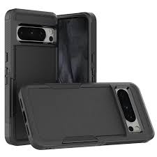 OTCR Black Comm Lite Case for Google Pixel 8 Pro