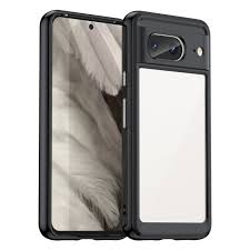 OTCR Black Acrylic Case for Google Pixel 8 Pro