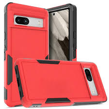 OTCR Red Comm Lite Case for Google Pixel 8 Pro