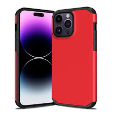 Slim Armor Protective Case for iPhone 14 Red