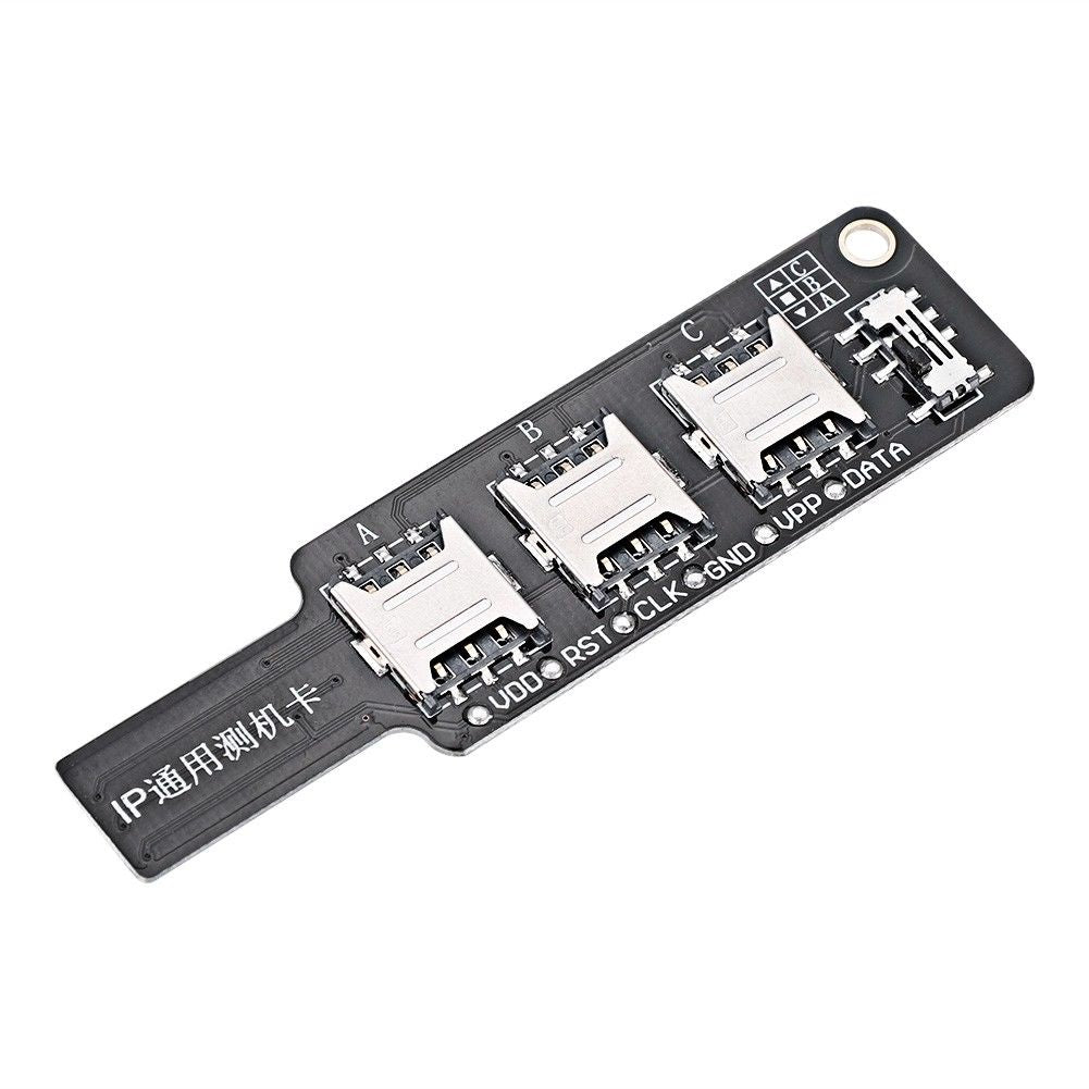 3in 1 Sim Card Signal Tester For iPhone 4 - 8 Plus / X / XS / 13 Mini