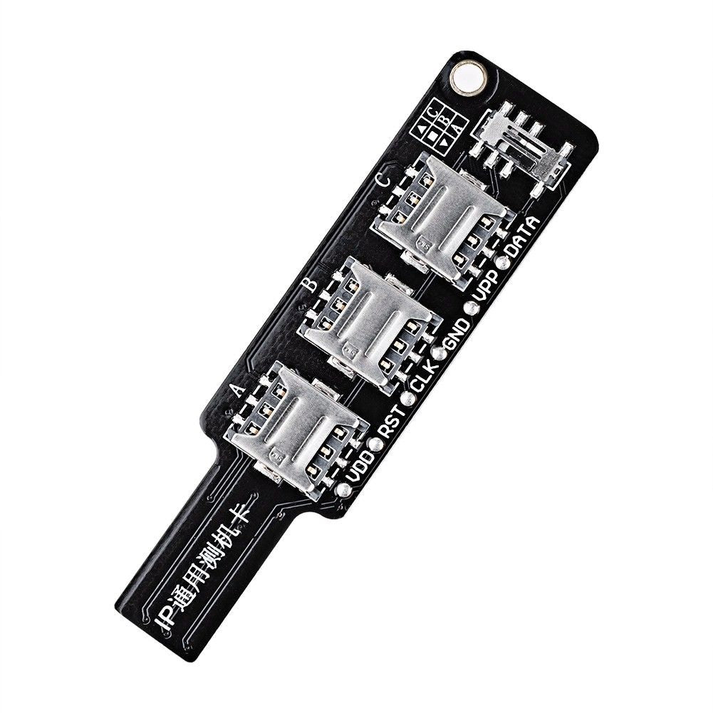 3in 1 Sim Card Signal Tester For iPhone 4 - 8 Plus / X / XS / 13 Mini