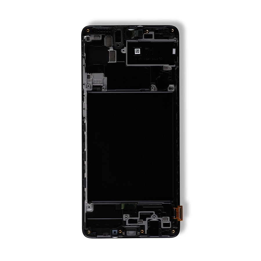 OLED Assembly With Frame For Samsung Galaxy A71 (A715 / 2020) (Service Pack) (All Colors)