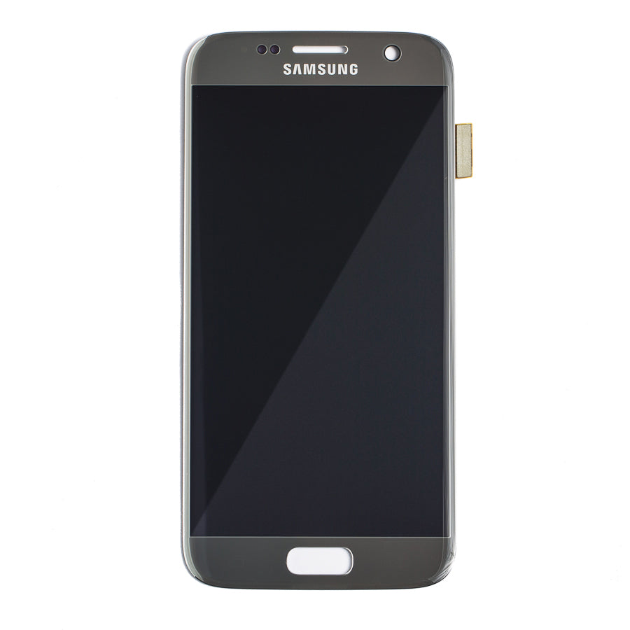 OLED Assembly Without Frame For Samsung Galaxy S7 (Service Pack) (Silver Titanium)