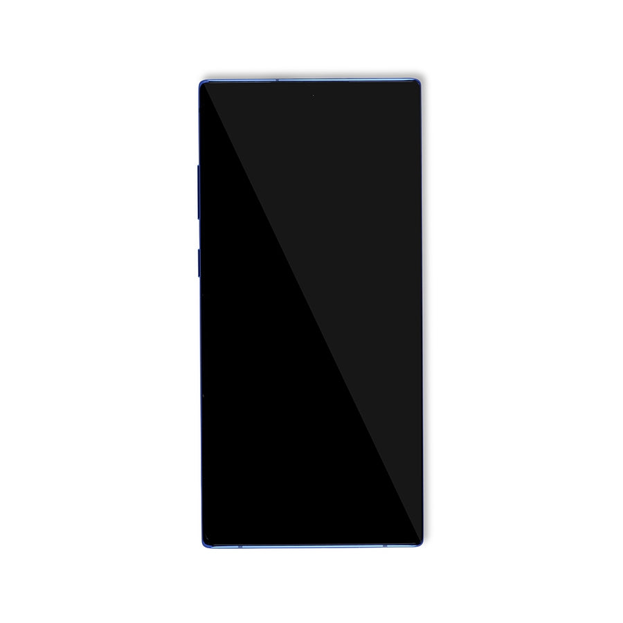 OLED Assembly With Frame For Samsung Galaxy Note 10 Plus / 5G (Service Pack) (Aura Blue)