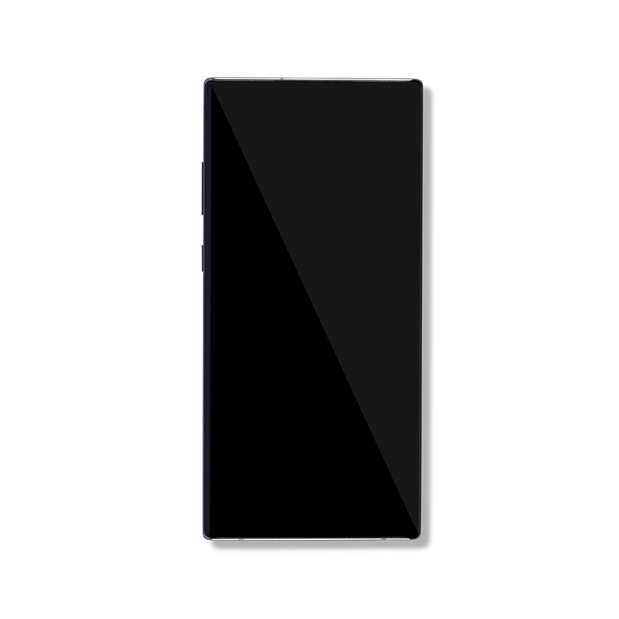 OLED Assembly With Frame For Samsung Galaxy Note 10 Plus / 5G (Service Pack) (Aura Glow / Silver)