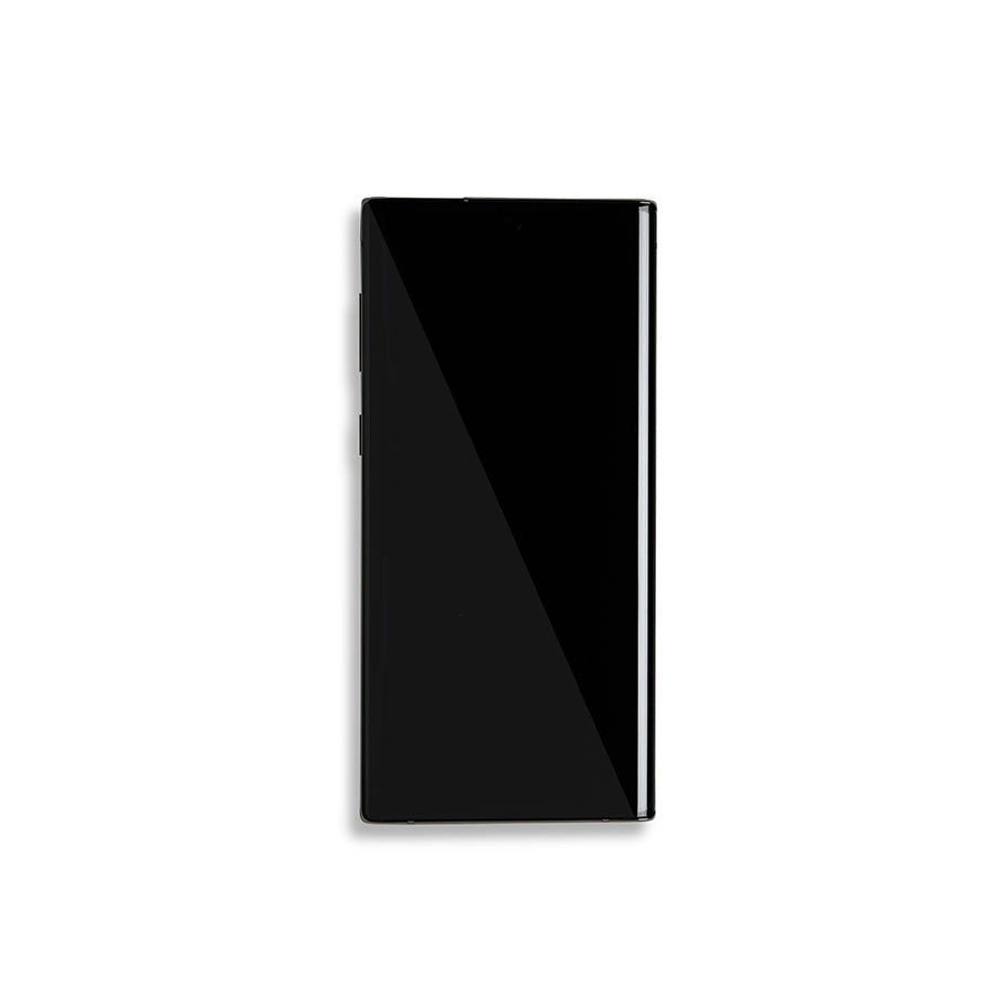 OLED Assembly With Frame For Samsung Galaxy Note 10 (Service Pack) (Aura Glow / Silver)