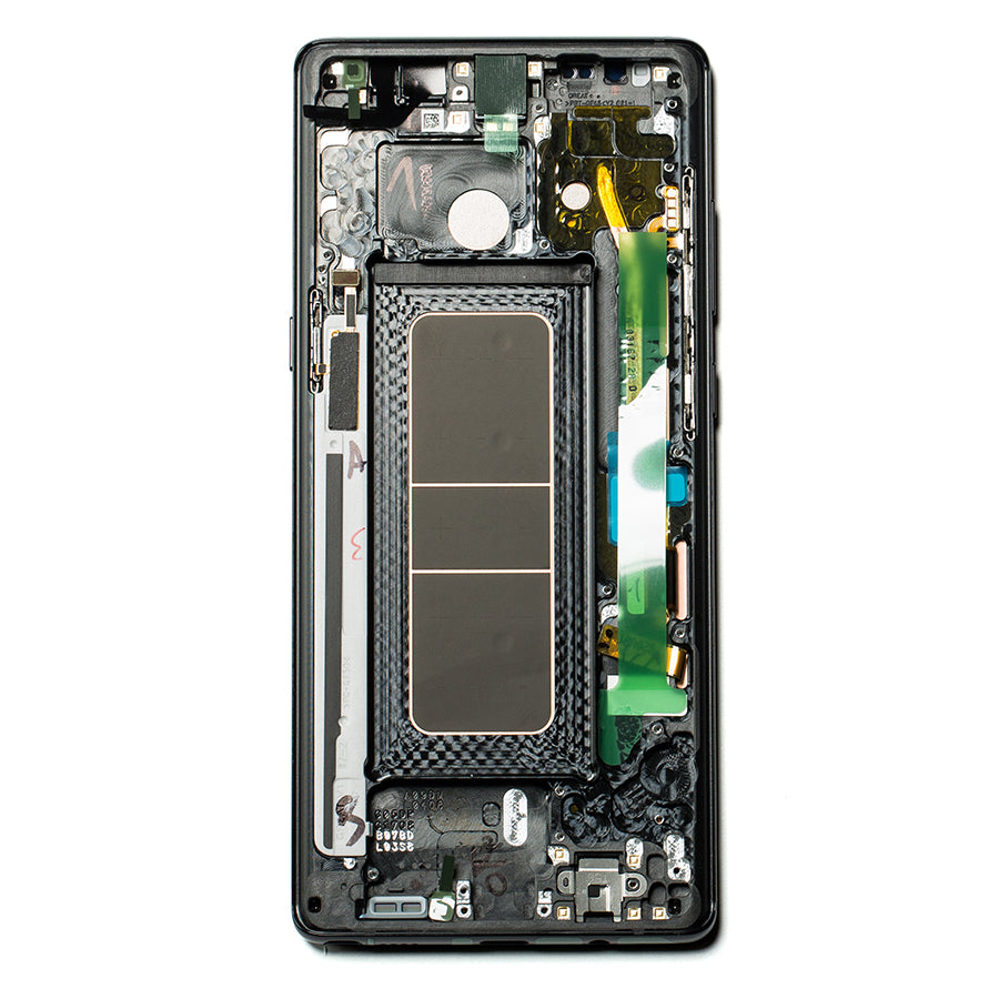 OLED Assembly With Frame For Samsung Galaxy Note 8 (Service Pack) (Midnight Black)