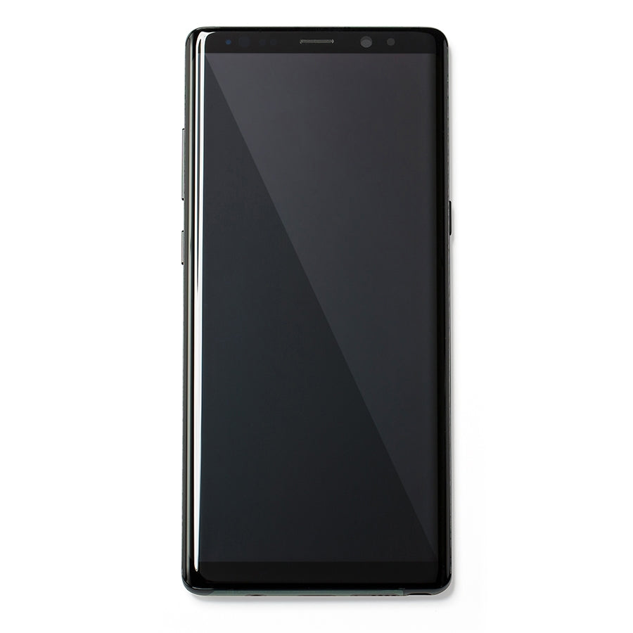 OLED Assembly With Frame For Samsung Galaxy Note 8 (Service Pack) (Midnight Black)