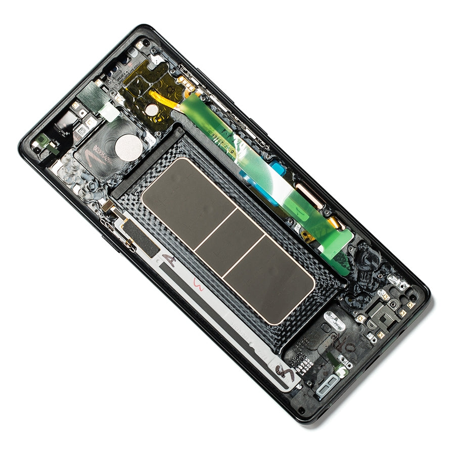 OLED Assembly With Frame For Samsung Galaxy Note 8 (Service Pack) (Midnight Black)
