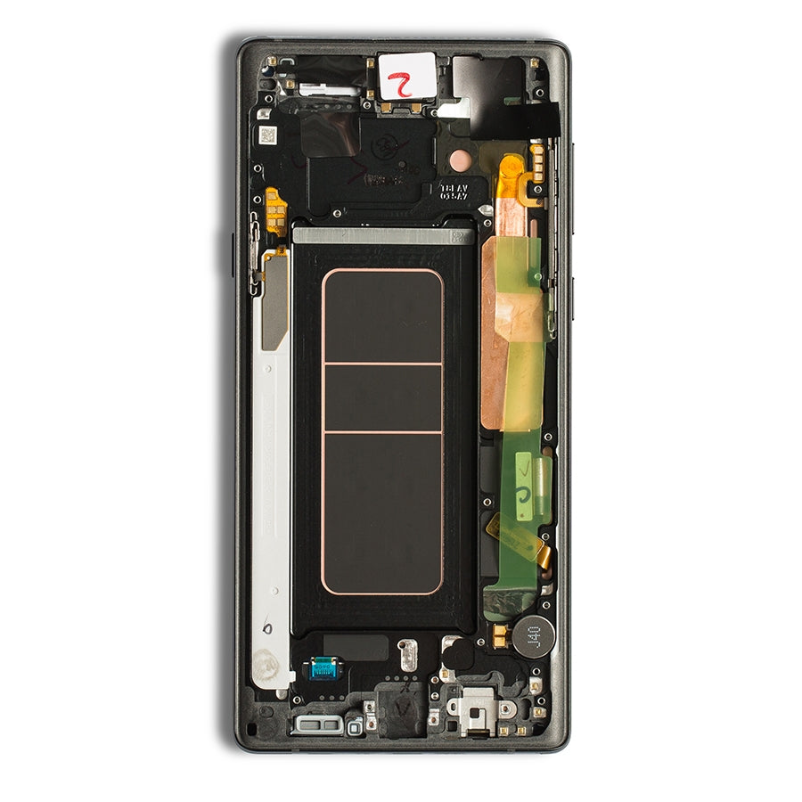 OLED Assembly With Frame For Samsung Galaxy Note 9 (Service Pack) (Midnight Black)