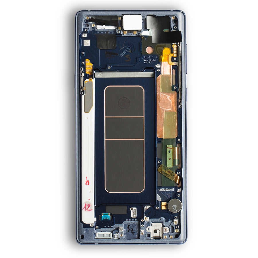 OLED Assembly With Frame For Samsung Galaxy Note 9 (Service Pack) (Ocean Blue)