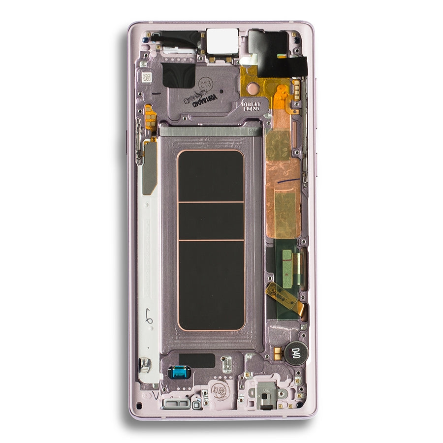 OLED Assembly With Frame For Samsung Galaxy Note 9 (Service Pack) (Lavender Purple)