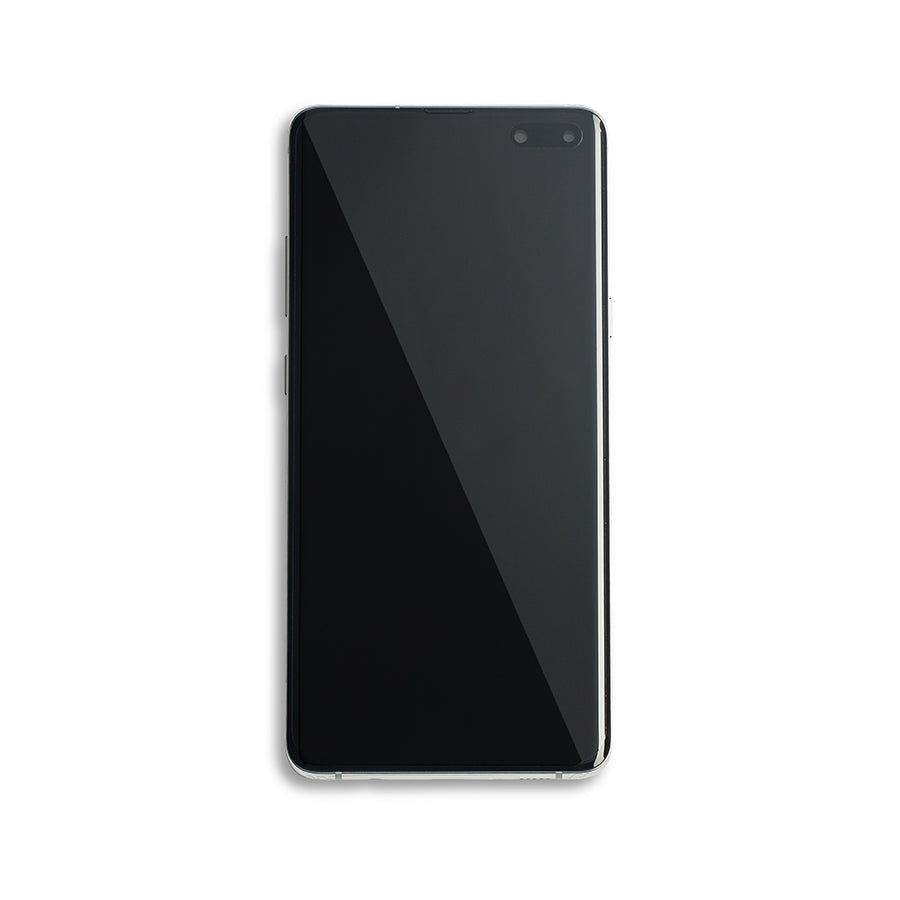 OLED Assembly With Frame For Samsung Galaxy S10 5G (Service Pack) (Crown Silver)