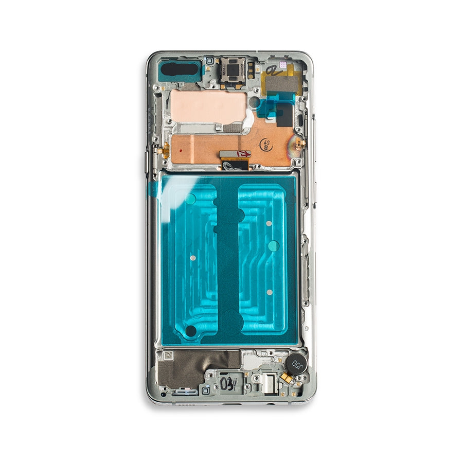 OLED Assembly With Frame For Samsung Galaxy S10 5G (Service Pack) (Crown Silver)