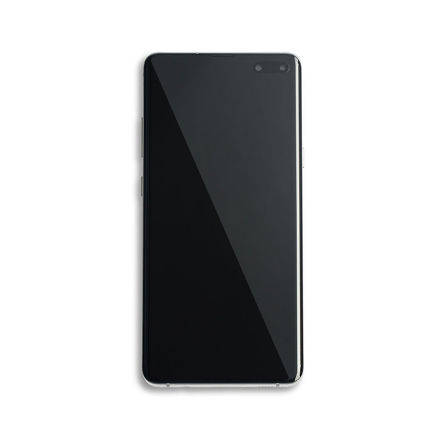 OLED Assembly With Frame For Samsung Galaxy S10 5G (Service Pack) (Crown Silver)