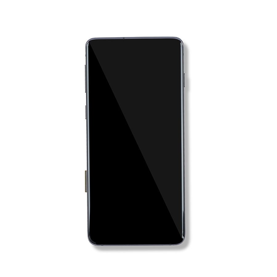 OLED Assembly With Frame For Samsung Galaxy S10 (Service Pack) (Prism / Ceramic Black)