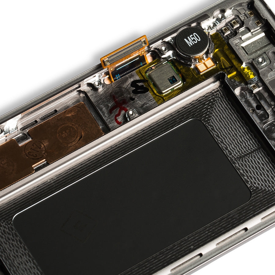 OLED Assembly With Frame For Samsung Galaxy S10 (Service Pack) (Prism / Ceramic Black)
