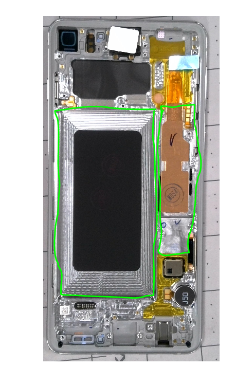 OLED Assembly With Frame For Samsung Galaxy S10 (Service Pack) (Prism / Ceramic Black)