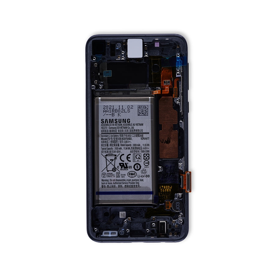 OLED Assembly With Frame For Samsung Galaxy S10E (Service Pack) (Prism Black)