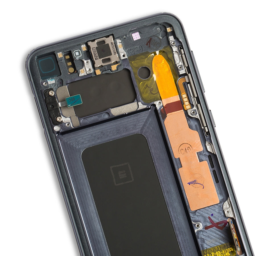 OLED Assembly With Frame For Samsung Galaxy S10E (Service Pack) (Prism Black)