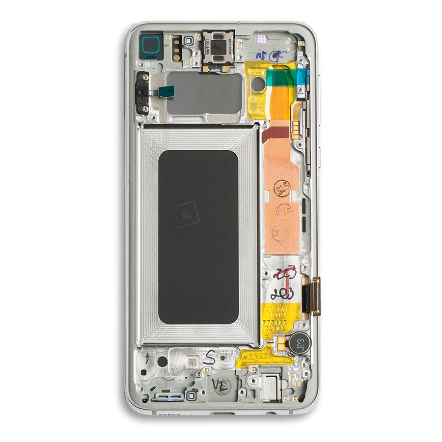 OLED Assembly With Frame For Samsung Galaxy S10E (Service Pack) (Prism White)