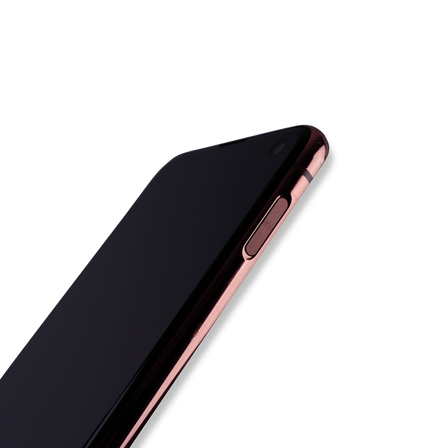 OLED Assembly With Frame For Samsung Galaxy S10E (Service Pack) (Flamingo Pink)