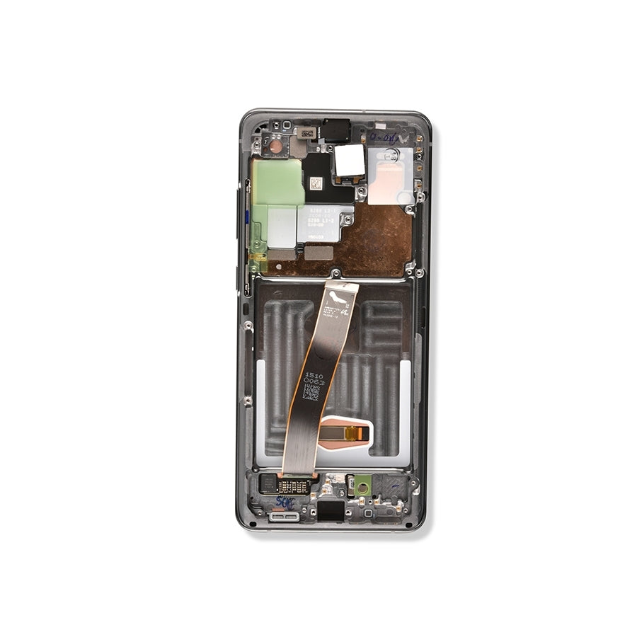 OLED Assembly With Frame For Samsung Galaxy S20 Ultra 5G (Service Pack) (Cosmic Gray)