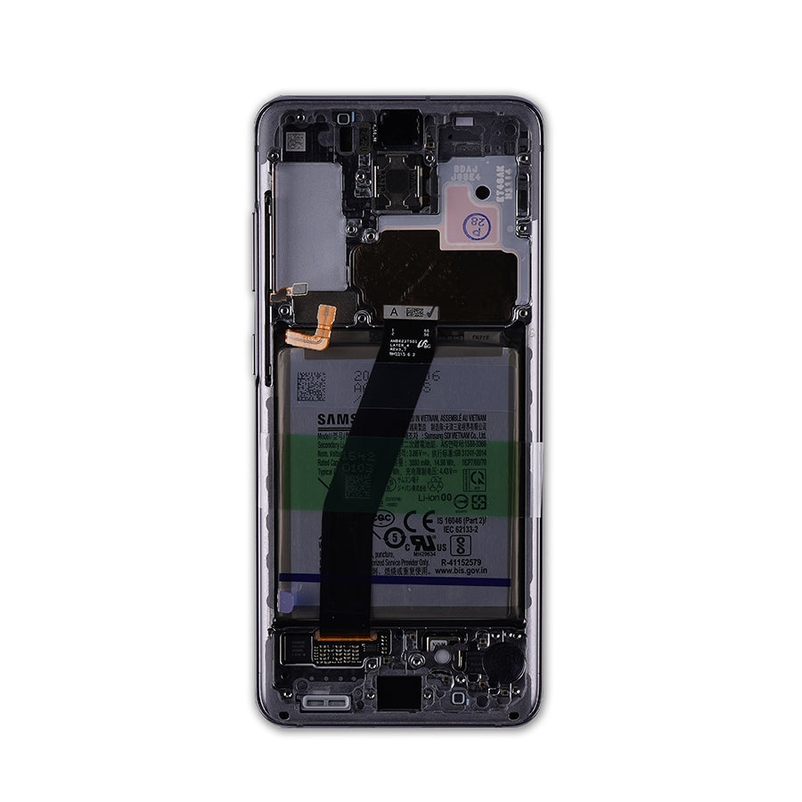 OLED Assembly With Frame For Samsung Galaxy S20 5G (Non-Verizon 5G UW Frame) (Service Pack) (Cosmic Gray)