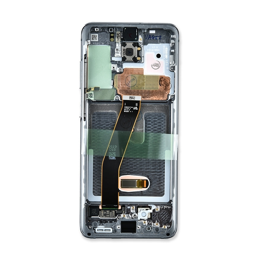 OLED Assembly With Frame For Samsung Galaxy S20 5G (Non-Verizon 5G UW Frame) (Service Pack) (Cosmic Gray)