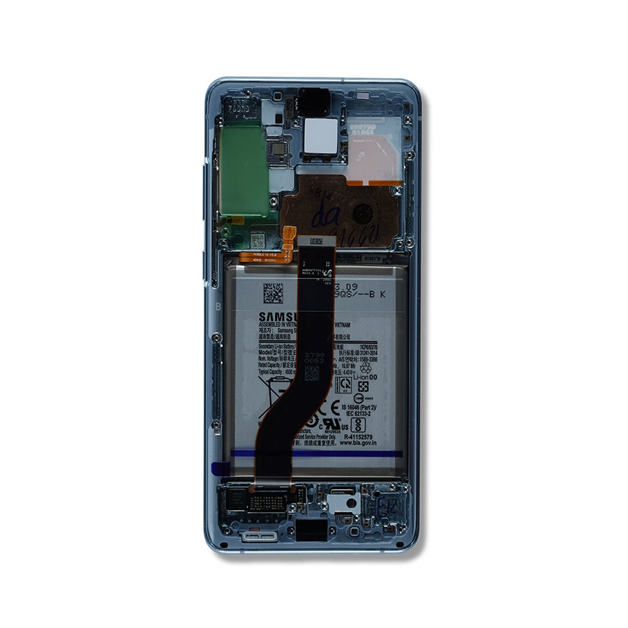 OLED Assembly With Frame For Samsung Galaxy S20 Plus 5G (Service Pack) (Cloud Blue)