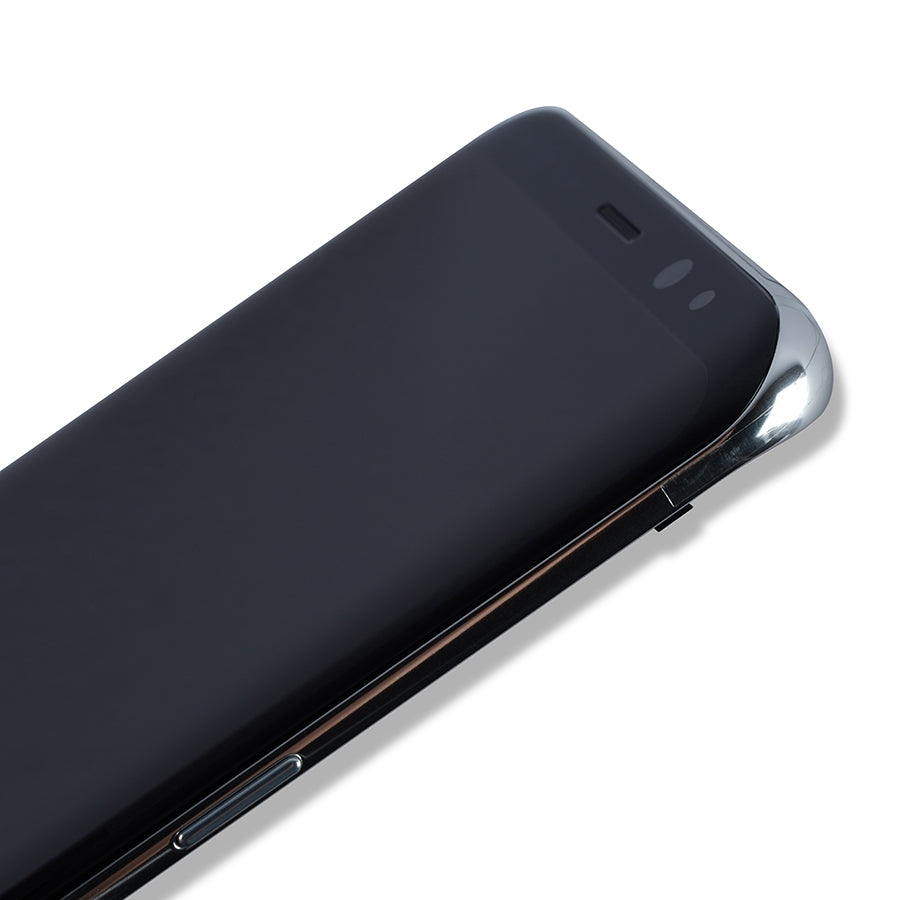 OLED Assembly With Frame For Samsung Galaxy S8 Plus (Service Pack) (Arctic Silver)
