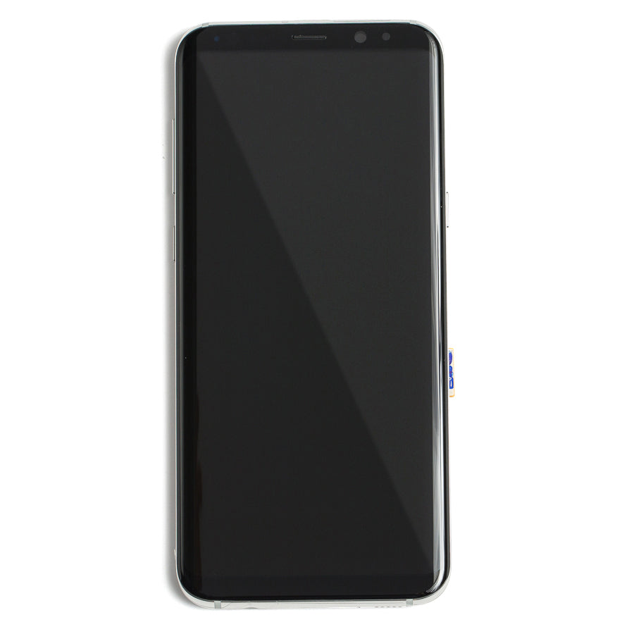 OLED Assembly With Frame For Samsung Galaxy S8 Plus (Service Pack) (Arctic Silver)