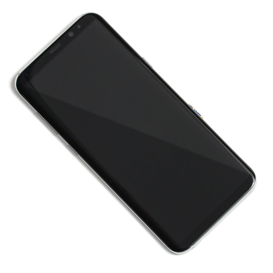 OLED Assembly With Frame For Samsung Galaxy S8 Plus (Service Pack) (Arctic Silver)