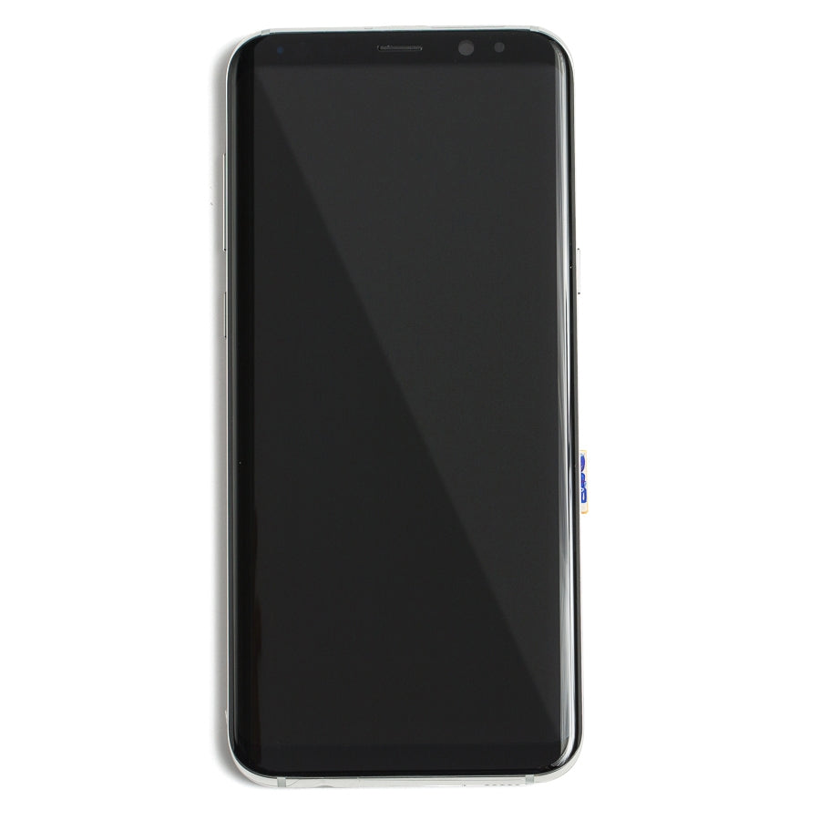 OLED Assembly With Frame For Samsung Galaxy S8 Plus (Service Pack) (Arctic Silver)