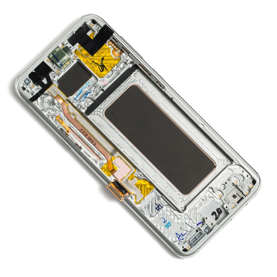 OLED Assembly With Frame For Samsung Galaxy S8 Plus (Service Pack) (Arctic Silver)