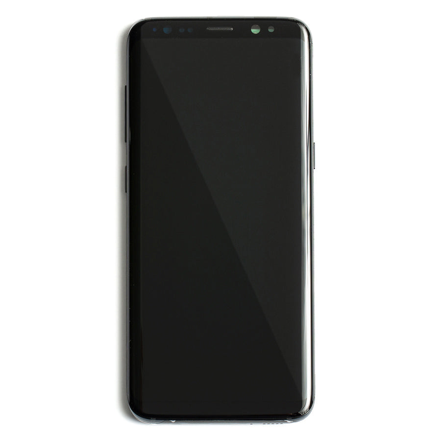OLED Assembly With Frame For Samsung Galaxy S8 (Service Pack) (Midnight Black)