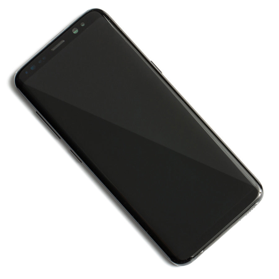OLED Assembly With Frame For Samsung Galaxy S8 (Service Pack) (Midnight Black)