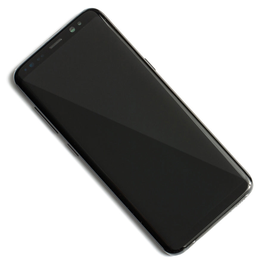OLED Assembly With Frame For Samsung Galaxy S8 (Service Pack) (Midnight Black)