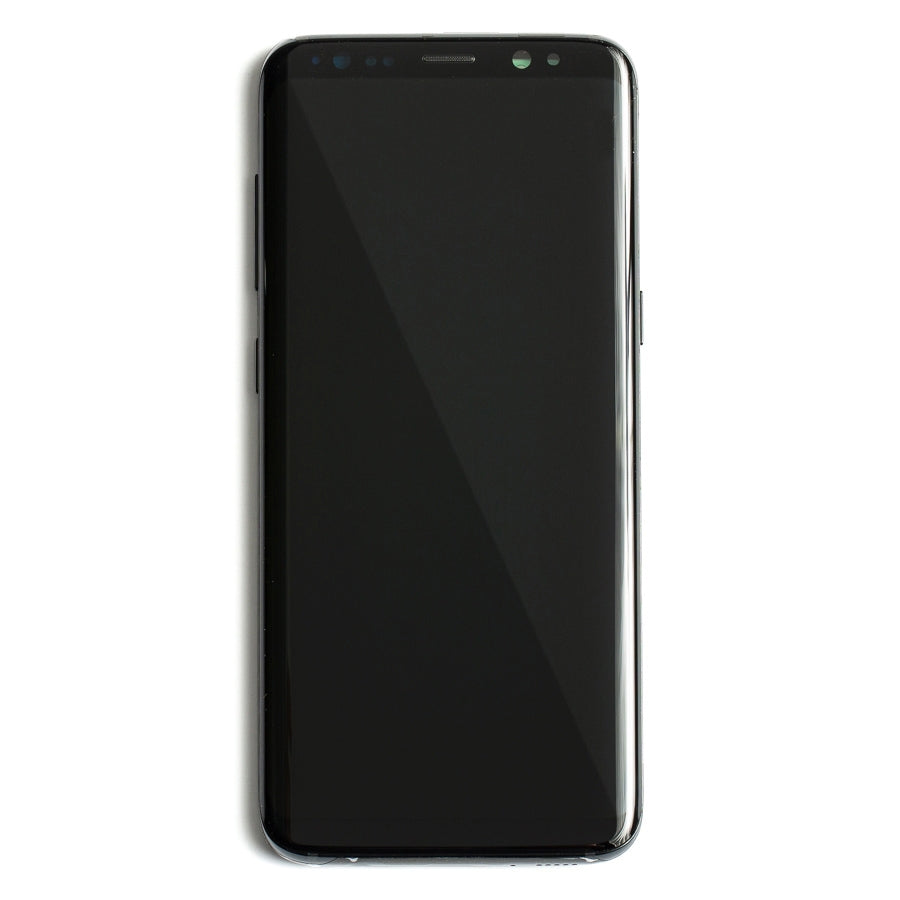 OLED Assembly With Frame For Samsung Galaxy S8 (Service Pack) (Midnight Black)