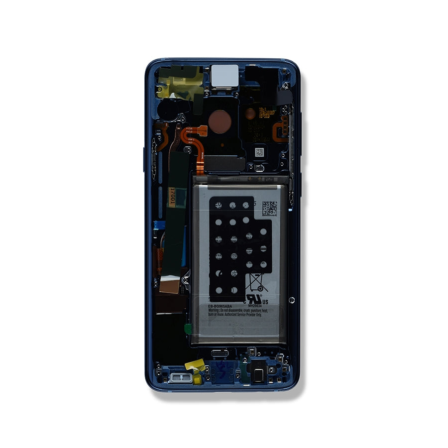 OLED Assembly With Frame For Samsung Galaxy S9 Plus (Service Pack) (Coral Blue)