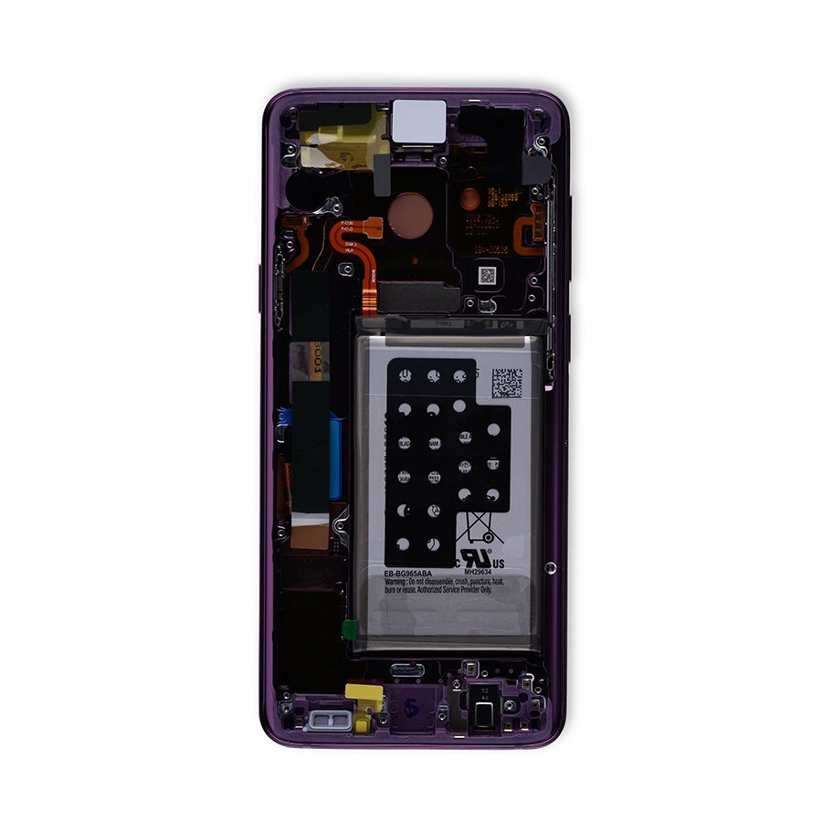 OLED Assembly With Frame For Samsung Galaxy S9 Plus (Service Pack) (Lilac Purple)