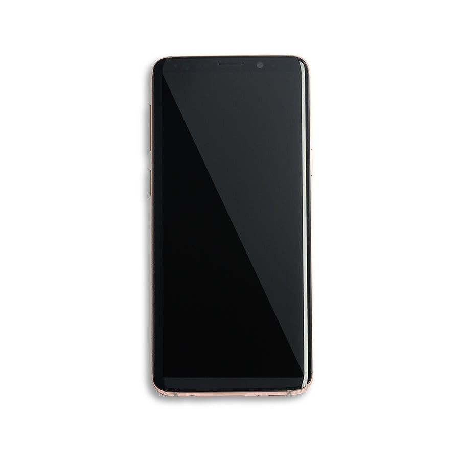 OLED Assembly With Frame For Samsung Galaxy S9 (Service Pack) (Sunrise Gold)