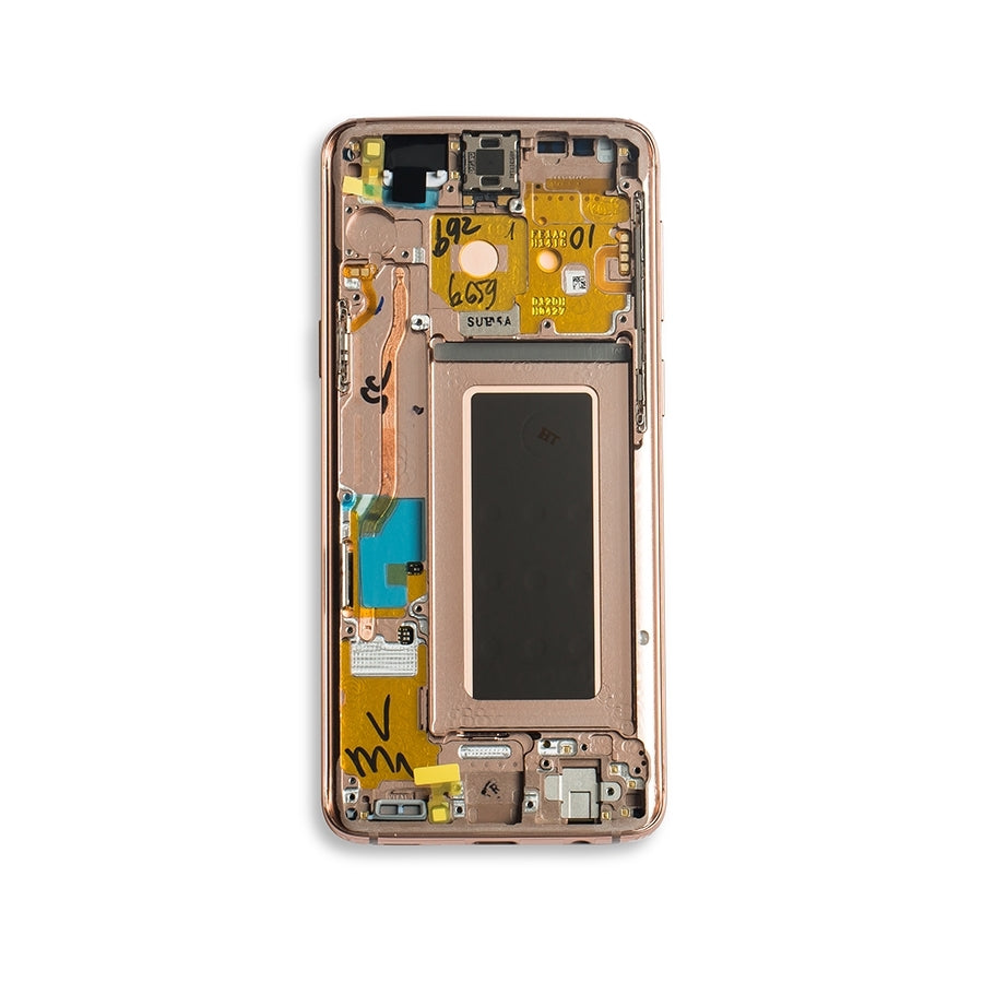 OLED Assembly With Frame For Samsung Galaxy S9 (Service Pack) (Sunrise Gold)