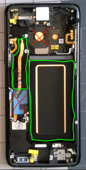 OLED Assembly With Frame For Samsung Galaxy S9 (Service Pack) (Midnight Black)