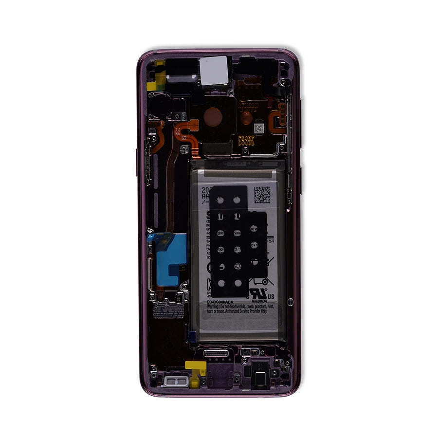 OLED Assembly With Frame For Samsung Galaxy S9 (Service Pack) (Lilac Purple)