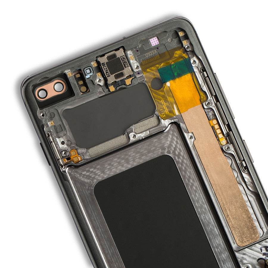 OLED Assembly With Frame For Samsung Galaxy S10 Plus (Service Pack) (Prism / Ceramic Black)